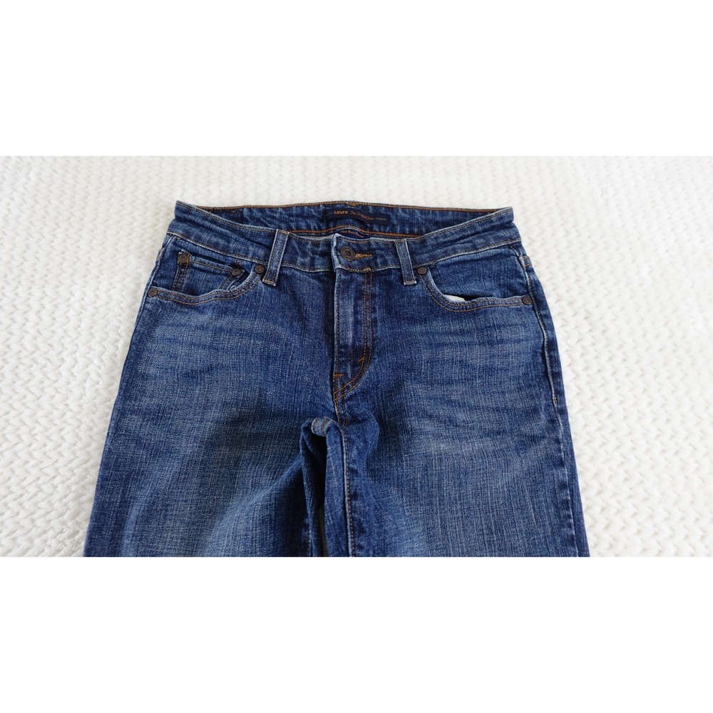 Levi's The Original Jeans Women's 6M Blue Denim Stretch Mid Rise Skinny Leg - Picture 2 of 15
